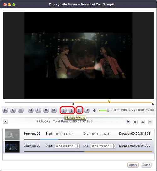 How to burn video segment to DVD