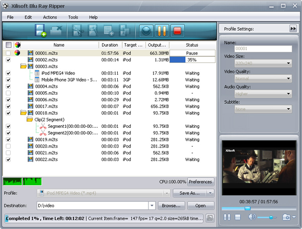 Blu-ray ripper, rip blu-ray to PS3, iPod