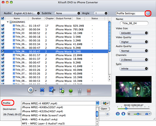 Xilisoft DVD to iPhone Converter for Mac