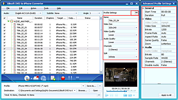 Xilisoft DVD to iPhone Converter