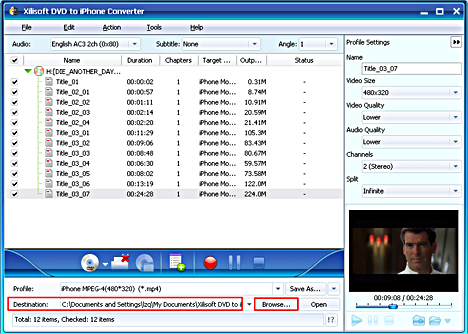 Xilisoft DVD to iPhone Converter