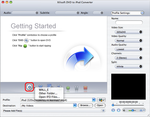 Xilisoft DVD to iPod Converter for Mac