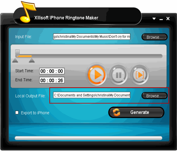 Step by step guide of how to convert MP3 to M4R iPhone Ringtone?