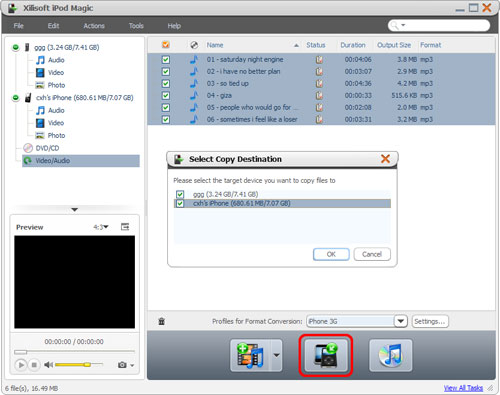 How to transfer iPod files