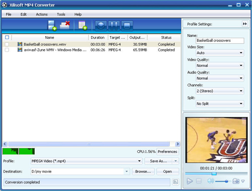Convert WMV to MP4