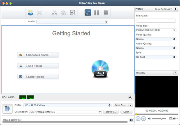 Xilisoft Blu Ray Ripper for Mac