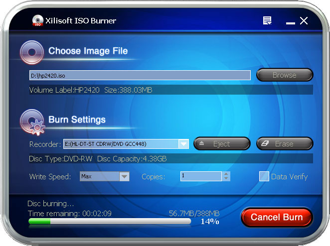 Xilisoft ISO Burner