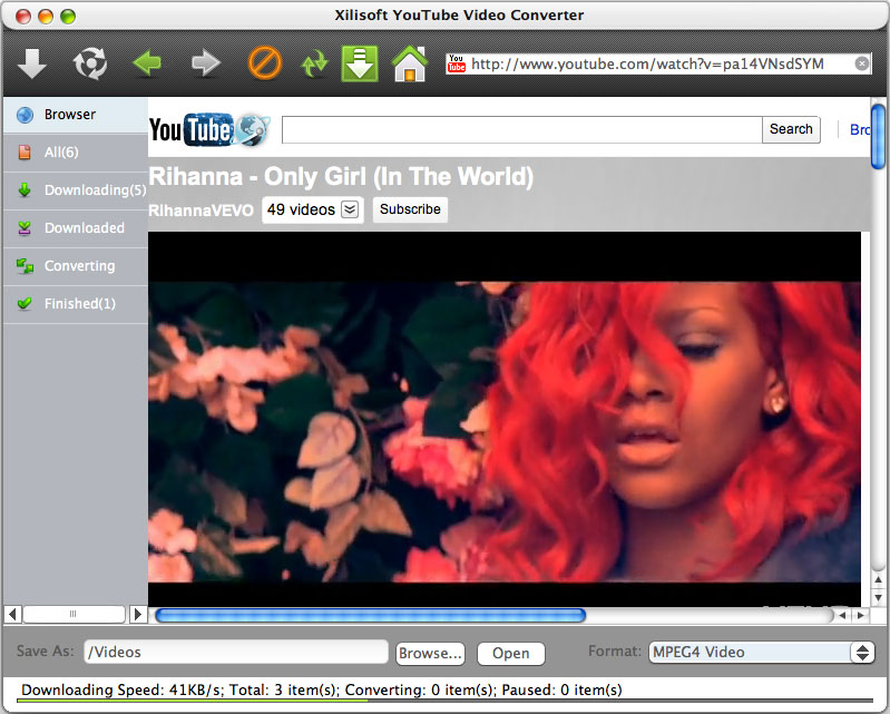 Xilisoft YouTube Video Converter for Mac