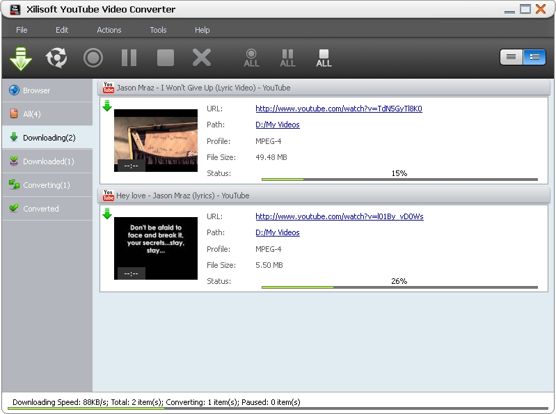 Xilisoft YouTube Video Converter